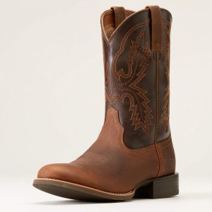 Sorrel Crunch Ariat Sport Stratten Cowboy Boot | 64HDYALER