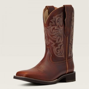 Spiced Cider Ariat Delilah Stretchfit Western Boot | 68EWOPZHL