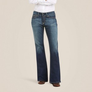 Spitfire Ariat R.E.A.L. Mid Rise Stretch Original Boot Cut Jean | 51DKQAXOB