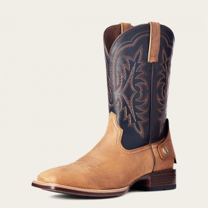 Status Brown Ariat Ryden Ultra Ez Zip Cowboy Boot | 21LAOECMG