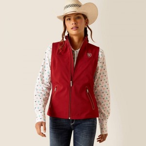 Sun-Dried Tomato Ariat New Team Softshell Vest | 05MFASWCT