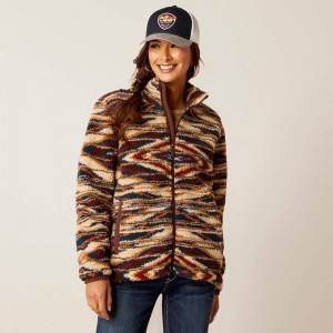 Sunset Saltillo Jcd Ariat Chimayo Fleece Jacket | 02PDUGEOC