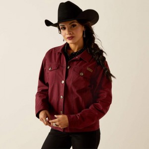 Tawny Port Ariat Grizzly Rancher Jacket | 83QPGNZUS