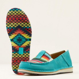 Teal Suede/Striking Serape Ariat Cruiser | 35EBKANYD