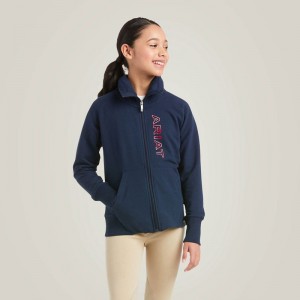 Team Ariat Team Logo Full Zip Sweatshirt | 06LVIRXFB