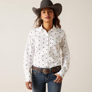 Thunderbird Print Ariat Kirby Stretch Shirt | 82QNPIGUZ