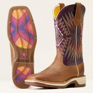 Toasty Tan Ariat Ridgeback Western Boot | 61INZODTK