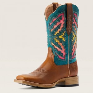 Toffee Ariat Laney Venttek 360° Western Boot | 53LQPNREX