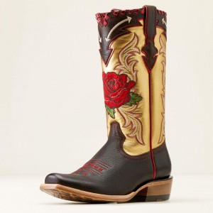 Toffee Crunch/Range Riding Ruby Ariat Futurity Rodeo Quincy Western Boot | 98IYUSGWJ