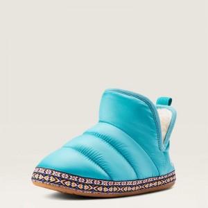 Turquoise Ariat Crius Bootie Slipper | 64GZLBTNS