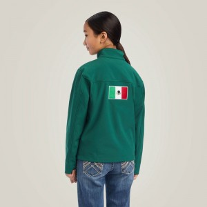 Verde Ariat New Team Softshell Mexico Jacket | 96BZVNCJP