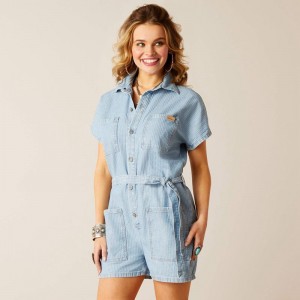 Virginia Ariat Herringbone Romper | 34XIGJWTL