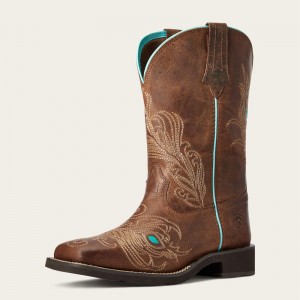 Weathered Brown Ariat Bright Eyes Ii Western Boot | 61FUDHOBM