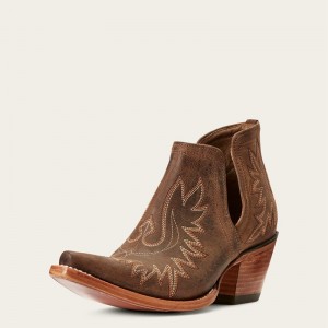 Weathered Brown Ariat Dixon Bootie | 15KBHMRTP