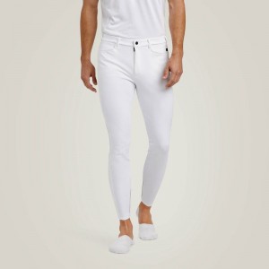 White Ariat Speranza Knee Patch Breech | 28TJYOILB