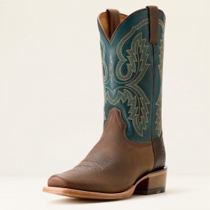 Wicker/Pursuit Of Teal Ariat Futurity Cashout Cowboy Boot | 16AXNMPFW