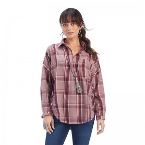 Wild West Plaid Ariat Wild West Tunic | 28TZRMFXO