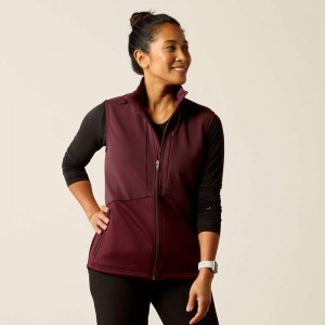 Winetasting Ariat Sina Fleece Scrub Vest | 60VOUJNKL