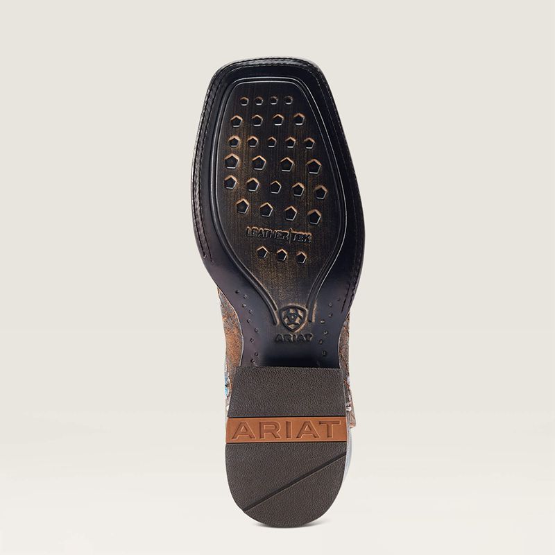 Adobe Clay Ariat Carlsbad Western Boot | 04PJHIWGC