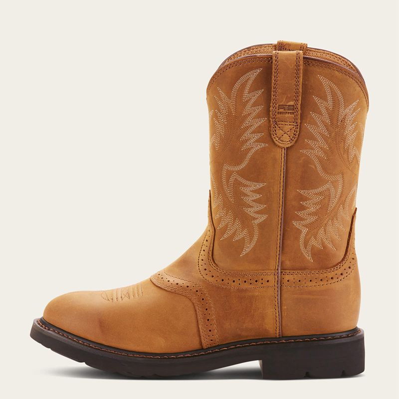 Aged Bark Ariat Sierra Saddle Work Boot | 64FUTNQPR