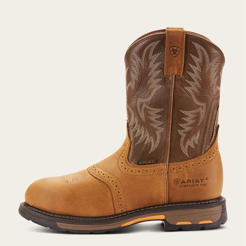 Aged Bark Ariat Workhog Pull-On Composite Toe | 89PITJRSH