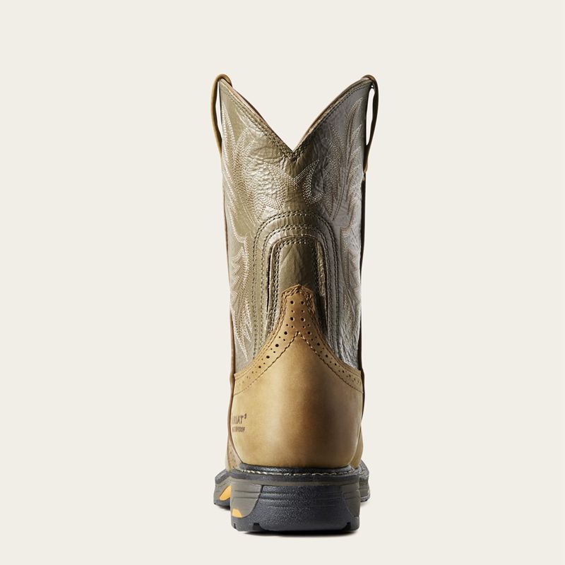 Aged Bark Ariat Workhog Waterproof Work Boot | 85OFMZUKC