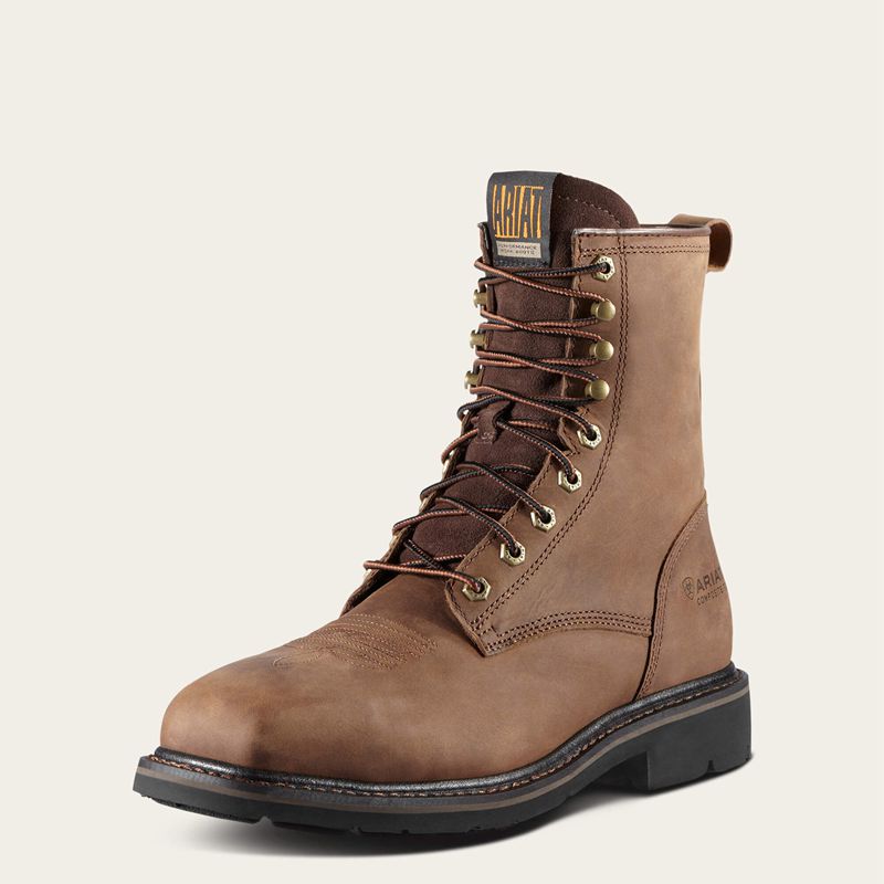 Alamo Brown Ariat Cascade 8\