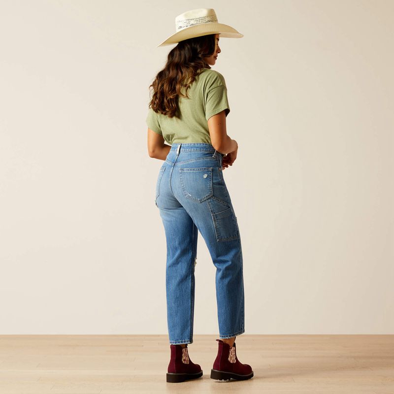 Alaska Ariat Ultra High Rise Tomboy Carpenter Straight | 82GKFVNIJ