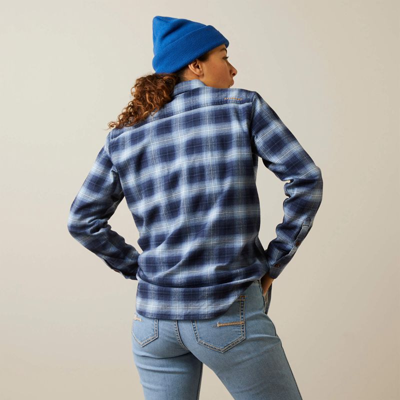 Allure Plaid Ariat Rebar Flannel Durastretch Work Shirt | 02HWNYQVP