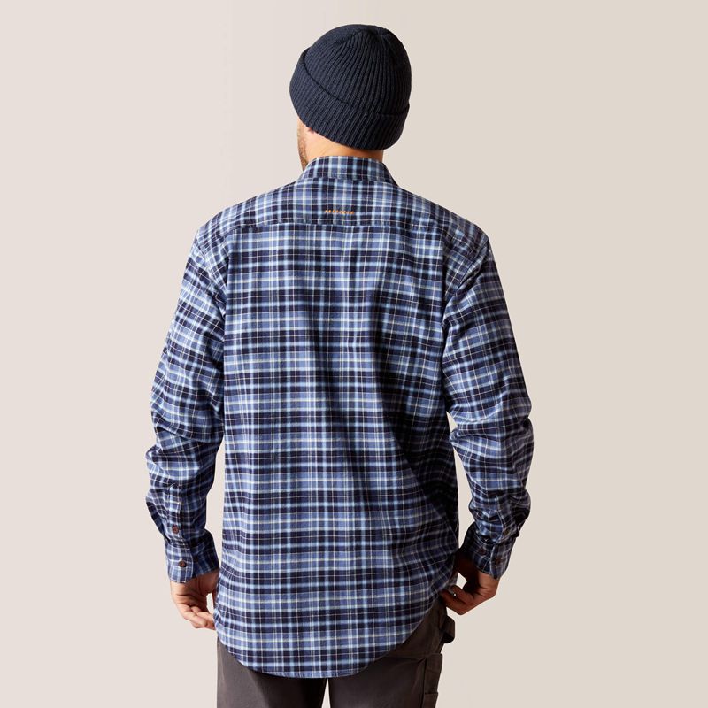 Allure Plaid Ariat Rebar Flannel Durastretch Work Shirt | 19EFGILNU