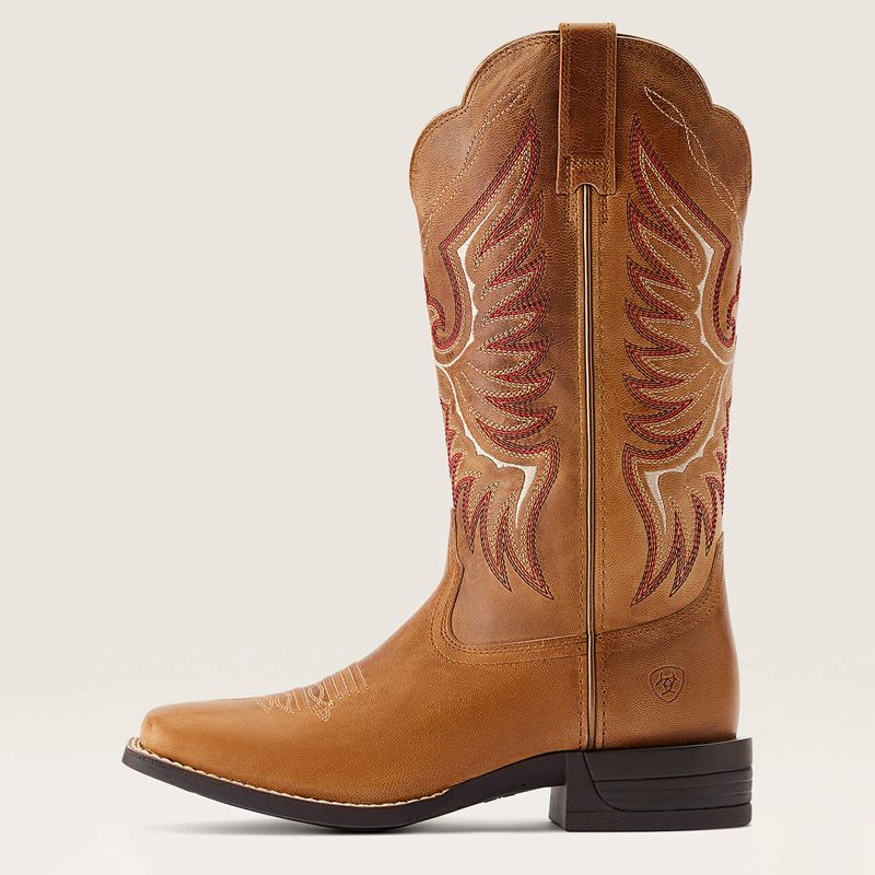 Almond Buff Ariat Rockdale Western Boot | 91BYFLURN