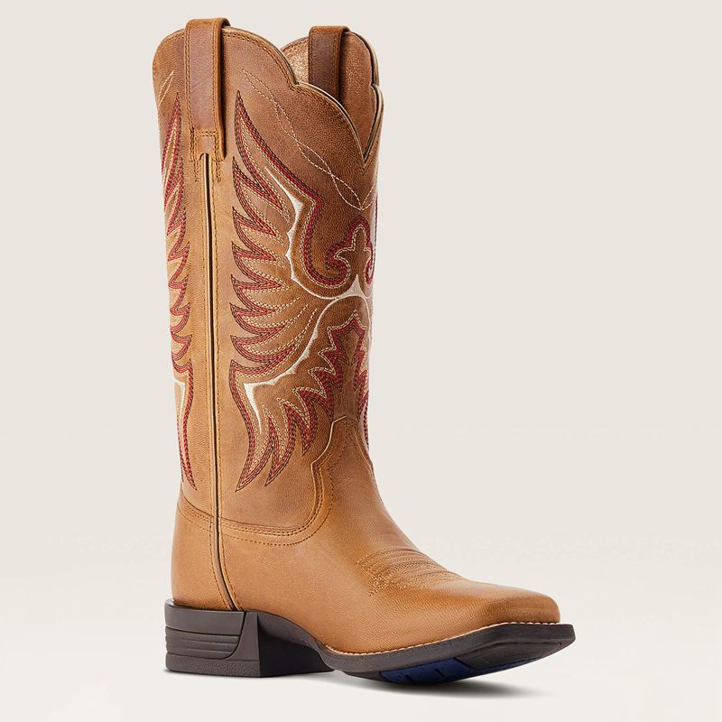 Almond Buff Ariat Rockdale Western Boot | 91BYFLURN