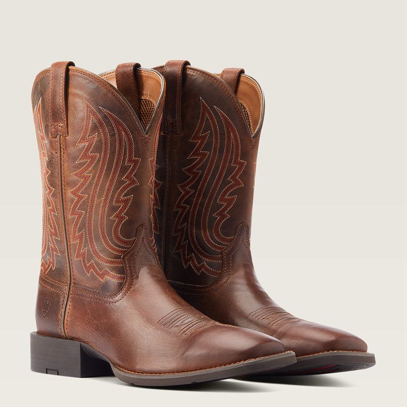 Almond Buff Ariat Sport Big Country Cowboy Boot | 80KVHJNYL