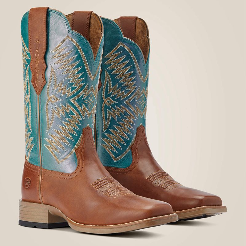 Almond Roca Ariat Odessa Stretchfit Western Boot | 43XVDITNM