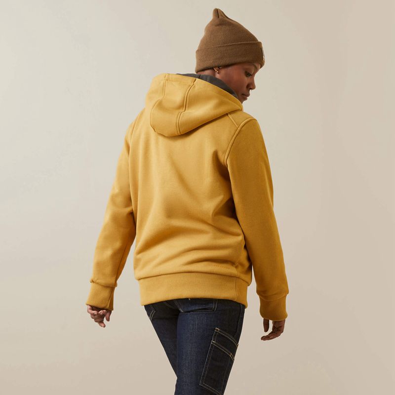 Antelope Ariat Rebar All-Weather Full Zip Hoodie | 95VTXMGDF