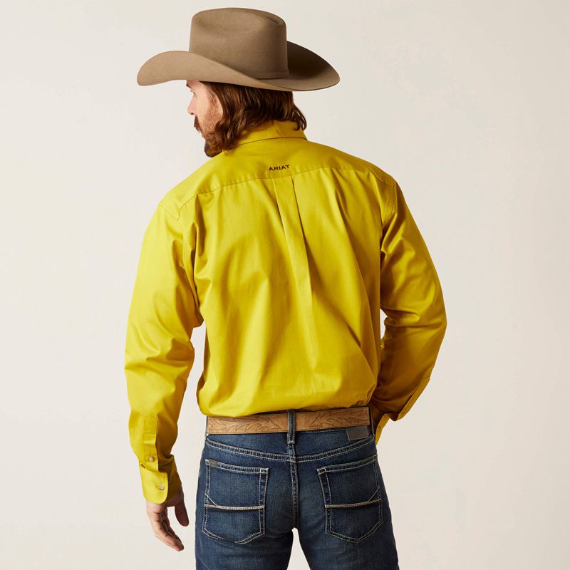 Antique Moss Ariat Team Logo Twill Classic Fit Shirt | 53DUXPIZB