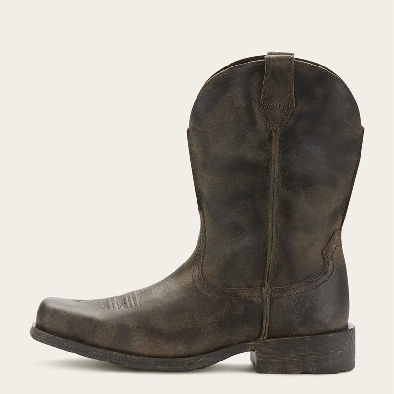 Antiqued Grey Ariat Rambler Western Boot | 49VQDBHYC