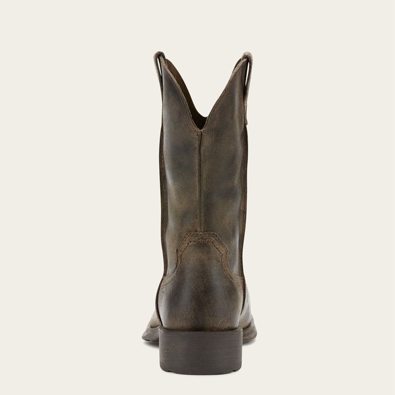 Antiqued Grey Ariat Rambler Western Boot | 49VQDBHYC