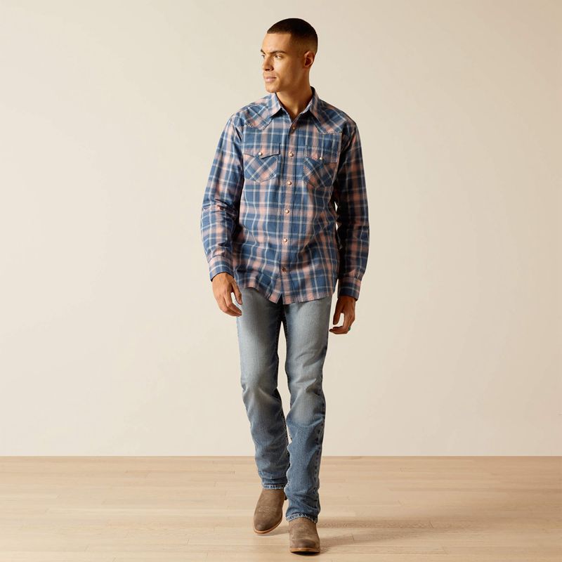 Antracite Ariat Hershy Retro Fit Shirt | 69NXDMVYG