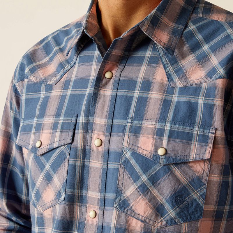 Antracite Ariat Hershy Retro Fit Shirt | 69NXDMVYG