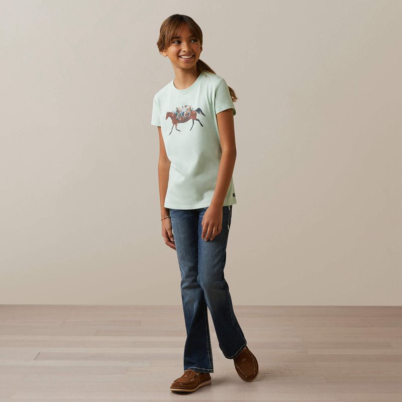 Aqua Foam Ariat Harmony T-Shirt | 41FDJOCKM