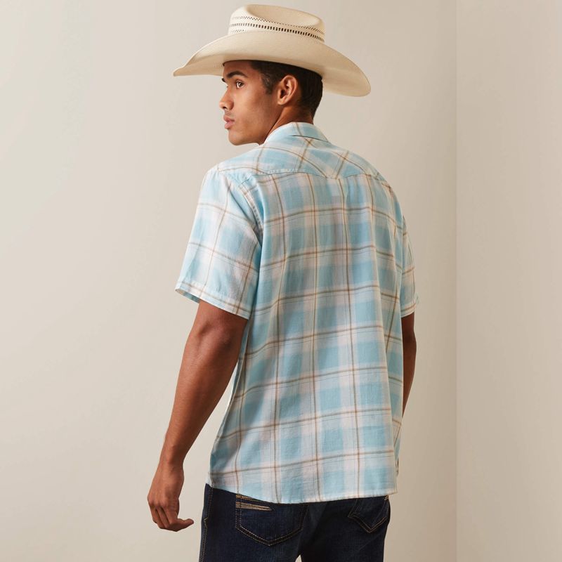 Aquatic Ariat Halbertson Retro Fit Shirt | 47GHCUTSL