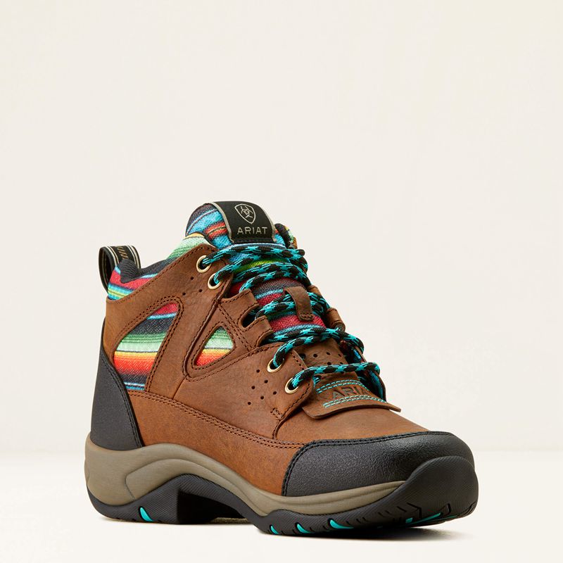 Arizona Brown/Turquoise Serape Ariat Terrain Venttek 360 Boot | 03WJZAKXC