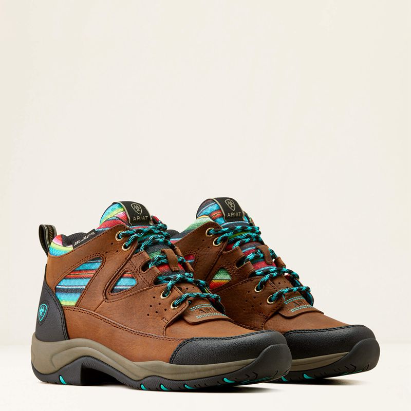 Arizona Brown/Turquoise Serape Ariat Terrain Venttek 360 Boot | 03WJZAKXC