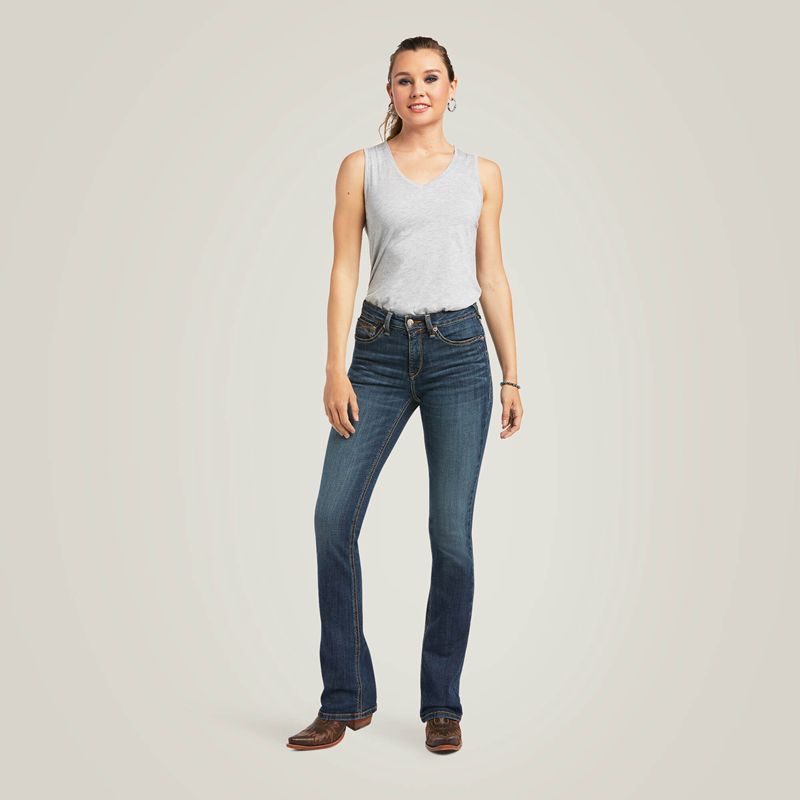 Arkansas Ariat R.E.A.L. High Rise Fernanda Boot Cut Jean | 38UQTROLH