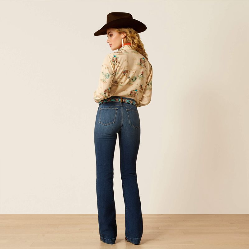 Armenia Ariat High Rise Fiorella Slim Trouser Jeans | 82CGRXKZW