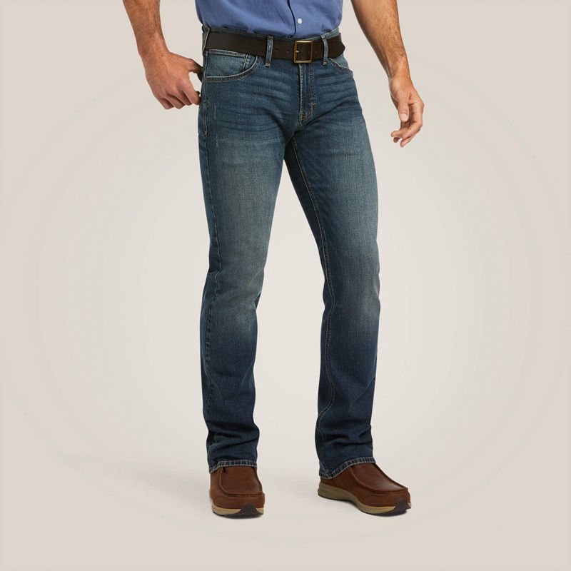 Asmu Blue Lake Ariat M7 Slim Premium Straight Jean | 20BDCJQIE