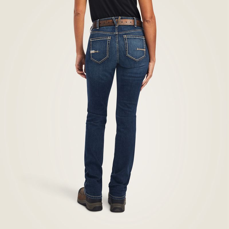 Atlanta Ariat Rebar Riveter Straight Jean | 62RDFSOAK