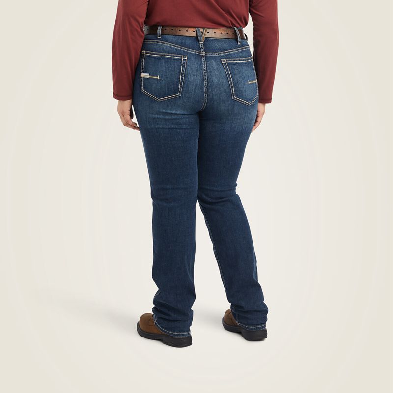 Atlanta Ariat Rebar Riveter Straight Jean | 62RDFSOAK