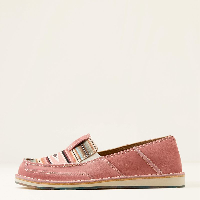 Azalea Suede/Baby Pink Serape Ariat Cruiser | 23VHOYKGC